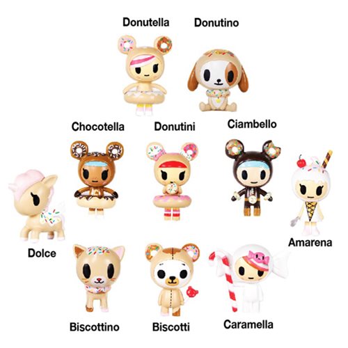 Tokidoki Donutella & Her Sweet Friends Figures Display Box